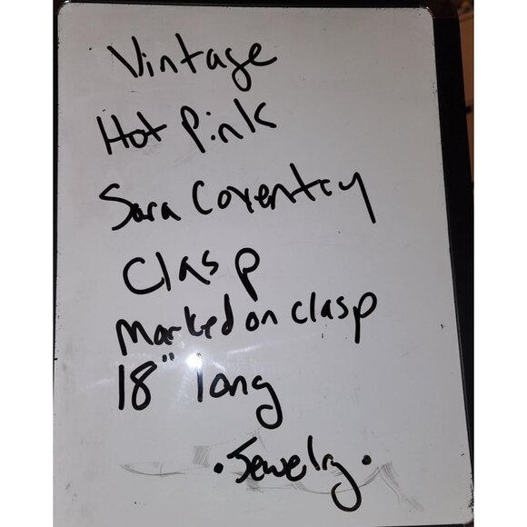 1960s Mid Mod Gorgeous Pink Beaded Necklace Sara Coventry Vintage Retro - Picture 12 of 12